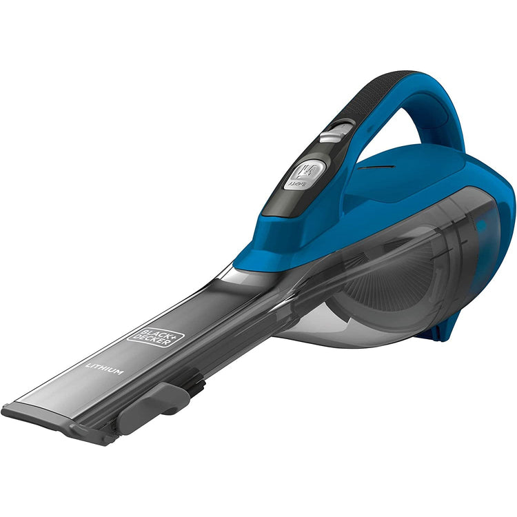 Black + Decker - Aspirateur à Main DustBuster, Sans-Fil avec Batterie au Lithium, Bleu - Simple Boutique
