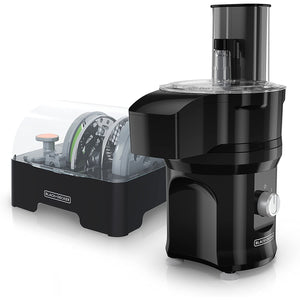Black + Decker - Robot Culinaire/Hachoir Tout-en-Un, Capactié de 8 Tasses, Noir - Simple Boutique