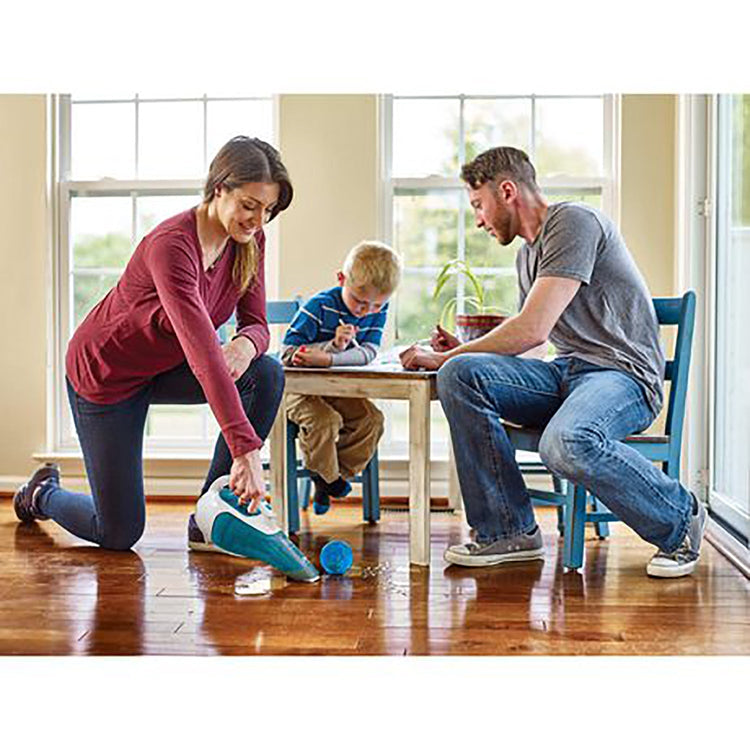 Black and Decker - Aspirateur à Main DustBuster, Sans Fil avec Batterie au Lithium, Pour Dégâts Sec ou Liquide, Bleu - Simple Boutique