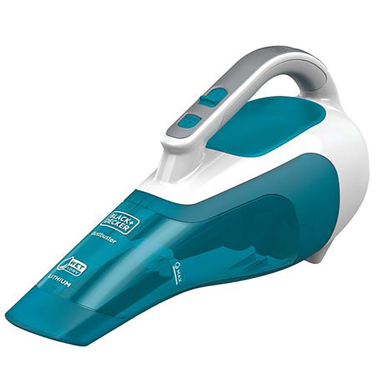 Black and Decker - Aspirateur à Main DustBuster, Sans Fil avec Batterie au Lithium, Pour Dégâts Sec ou Liquide, Bleu - Simple Boutique