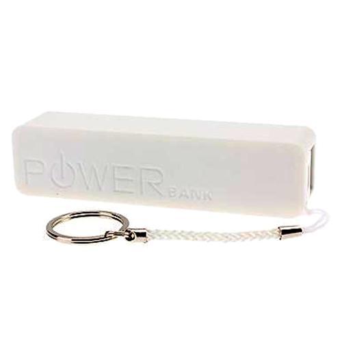 Bloc d'alimentation mobile Powerbank de 2600mAh Lithium Blanc - Simple Boutique