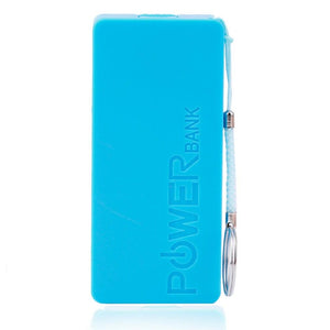 Bloc d'alimentation mobile Powerbank de 5600mAh Lithium Bleu - Simple Boutique