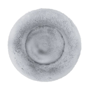 Blu Sleep - Lit pour Animaux de Compagnie Ceramo en Mousse Respirante et Refroidissante , Grandeur Petit, Fourrure Grise - Simple Boutique