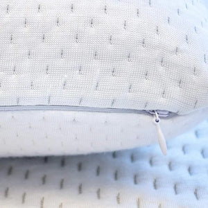 Blu Sleep - Oreiller Ice Gel en Mousse de Gel Super Respirant avec Housse, Grandeur King Profil Moyen - Simple Boutique