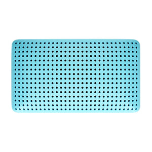 Blu Sleep - Oreiller Ice Gel en Mousse de Gel Super Respirant avec Housse, Grandeur Strandard Profil Bas - Simple Boutique