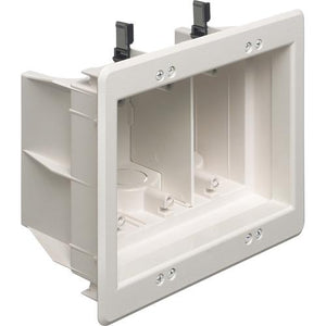 Boite Murale Triple pour câble et prise de courrant DVFR Blanche - Simple Boutique