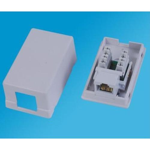 Boîte murale de surface Ethernet RJ45 1 Port Blanche - Simple Boutique