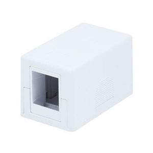 Boîte murale de surface Keystone blanche 1 ouverture - Version Étroite - Simple Boutique