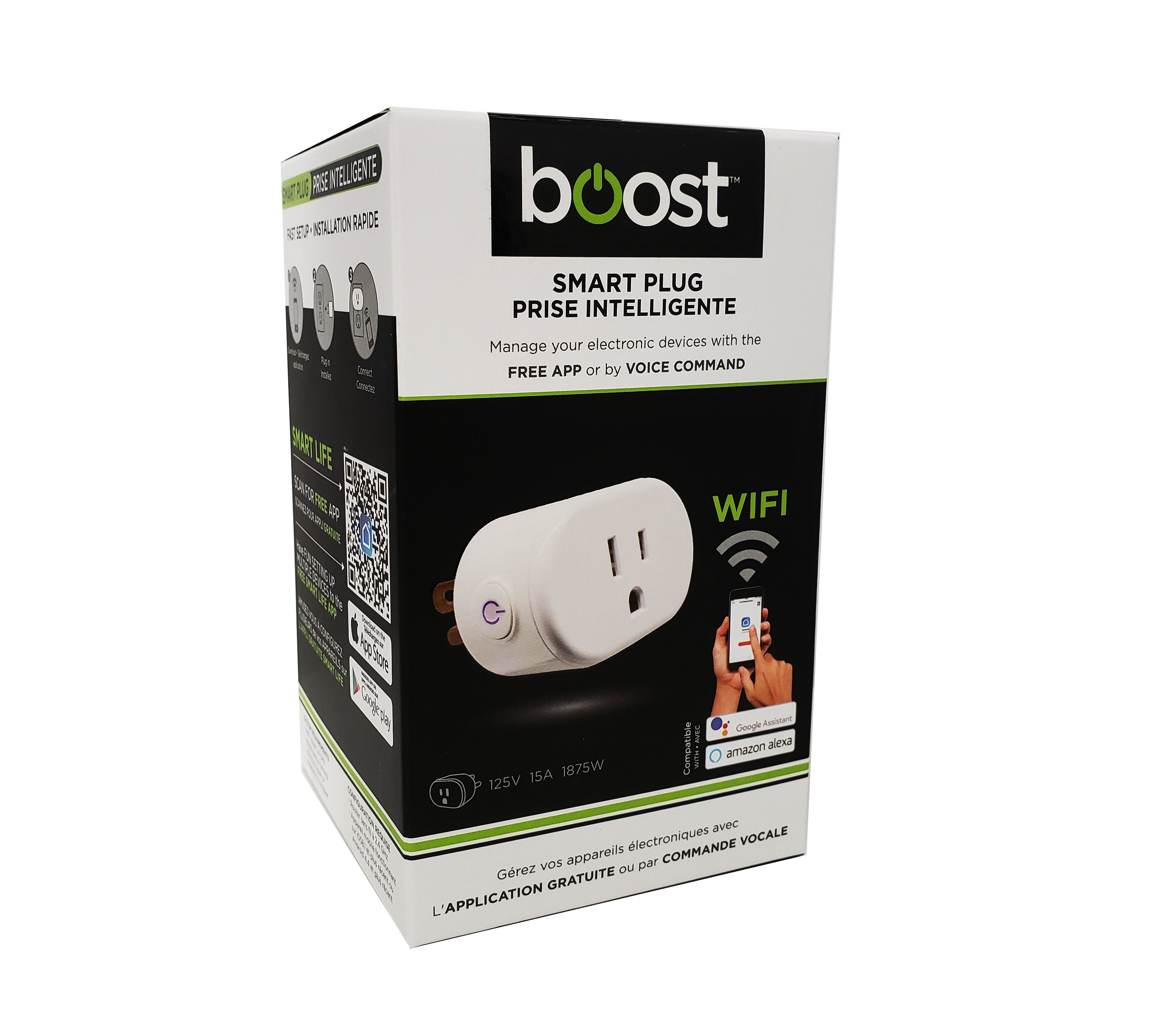 Boost BSMP806 Prise Intelligente Smart Wi-Fi Blanc - Simple Boutique