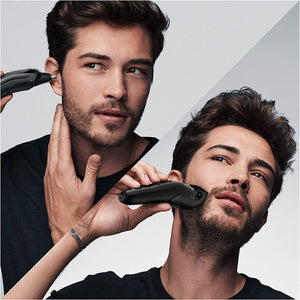 Braun - Tondeuse Personelle 6 en 1 pour Cheveux, Barbe et Visage, Batterie Rechargeable, Noir - Simple Boutique