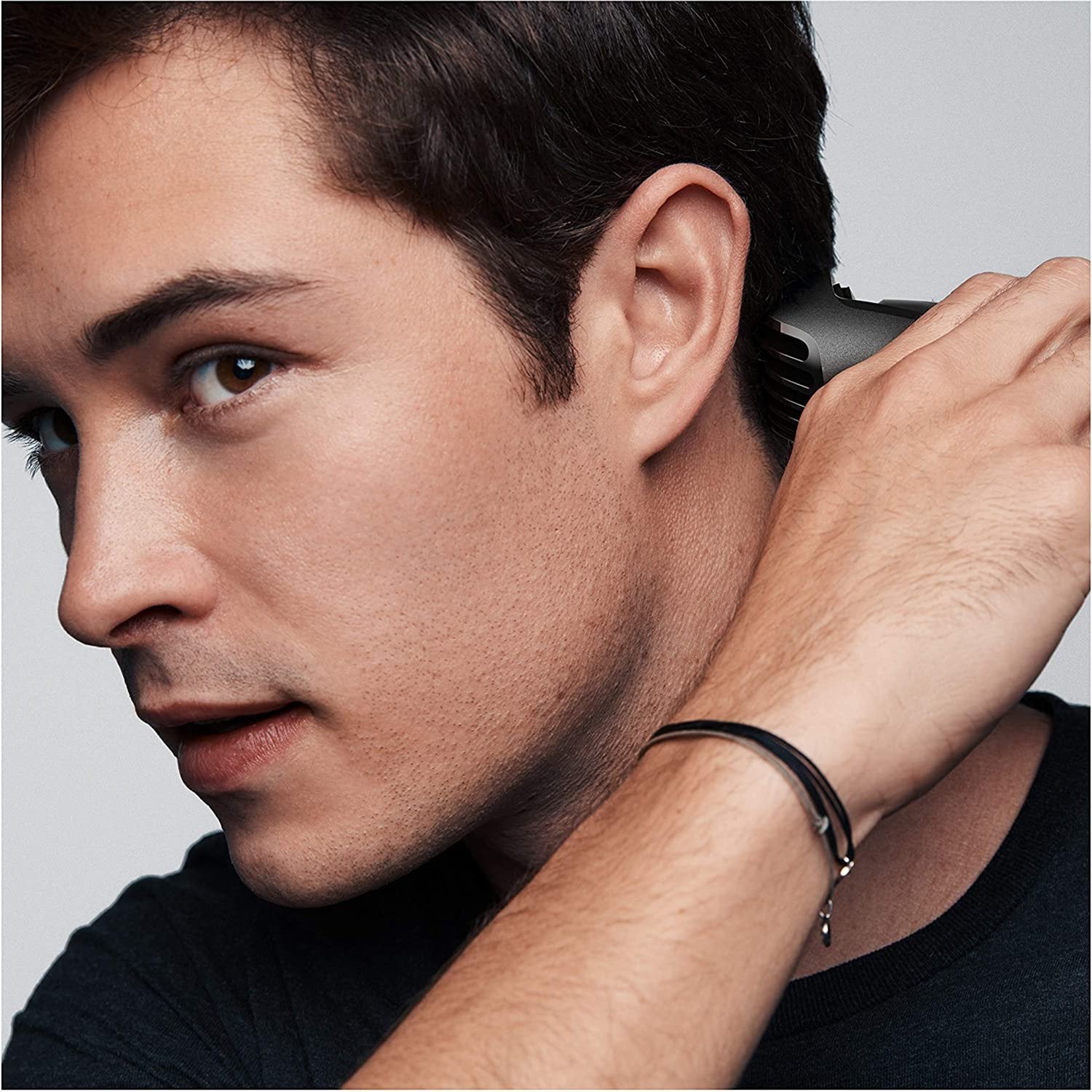 Braun - Tondeuse Personelle 6 en 1 pour Cheveux, Barbe et Visage, Batterie Rechargeable, Noir - Simple Boutique