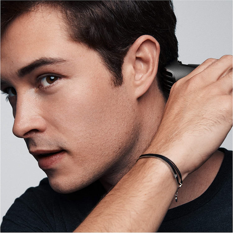 Braun - Tondeuse Personelle 6 en 1 pour Cheveux, Barbe et Visage, Batterie Rechargeable, Noir - Simple Boutique