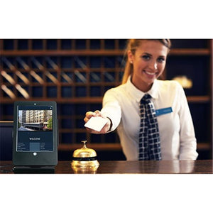 CTA Digital - Support de Table Pliable avec Système Anti-Vol pour Ipad, Ipad Pro et Ipad Air, Noir - Simple Boutique