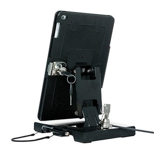 CTA Digital - Support de Table Pliable avec Système Anti-Vol pour Ipad, Ipad Pro et Ipad Air, Noir - Simple Boutique