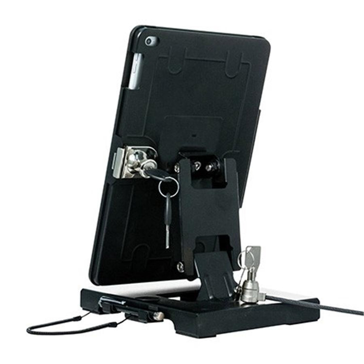 CTA Digital - Support de Table Pliable avec Système Anti-Vol pour Ipad, Ipad Pro et Ipad Air, Noir - Simple Boutique