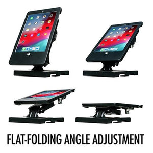 CTA Digital - Support de Table Pliable avec Système Anti-Vol pour Ipad, Ipad Pro et Ipad Air, Noir - Simple Boutique