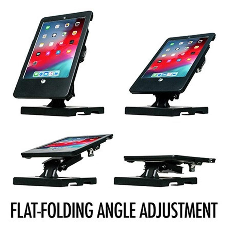 CTA Digital - Support de Table Pliable avec Système Anti-Vol pour Ipad, Ipad Pro et Ipad Air, Noir - Simple Boutique