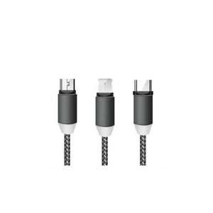 Câble Magnétique 3 En 1 Micro USB Lightning Type C Pour Android Ou Apple - Simple Boutique