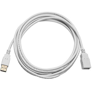 Câble USB 2.0 extension connecteurs A Mâle/Femele 15 pieds blanc - Simple Boutique