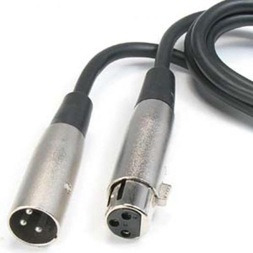 Câble XLR pour Microphone et autres Mâle / Femelle - 25 pieds - Simple Boutique