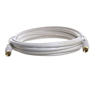 Câble coaxial 2pi RG-6 Blanc M/M - Simple Boutique