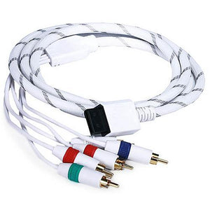 Câble component PREMIUM (5 rca) 480p pour Nintendo Wii 6 pieds - Simple Boutique
