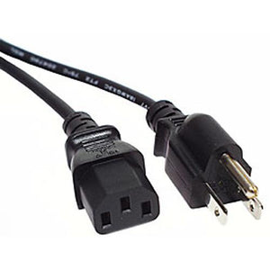 Câble d'alimentation universel ordinateurs, HDTV, etc 25pi noir - Simple Boutique