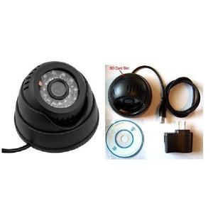 Caméra de sécurité dôme 420TVL 3.6mm 1/4 CMOS NTSC Avec Carte Micro SD - Simple Boutique