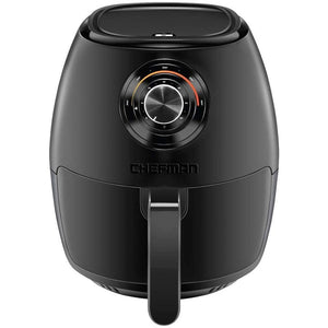 Chefman TurboFry 3,5L Friteuse à Air avec Panier pour Lave-Vaisselle, Double Contrôle de Température, Minuterie de 60 Minutes, Noire - Simple Boutique