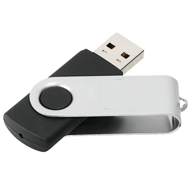 Clé USB 2.0 32 GB Générique Avec Rabat Noir (Paquet de 2) - Simple Boutique