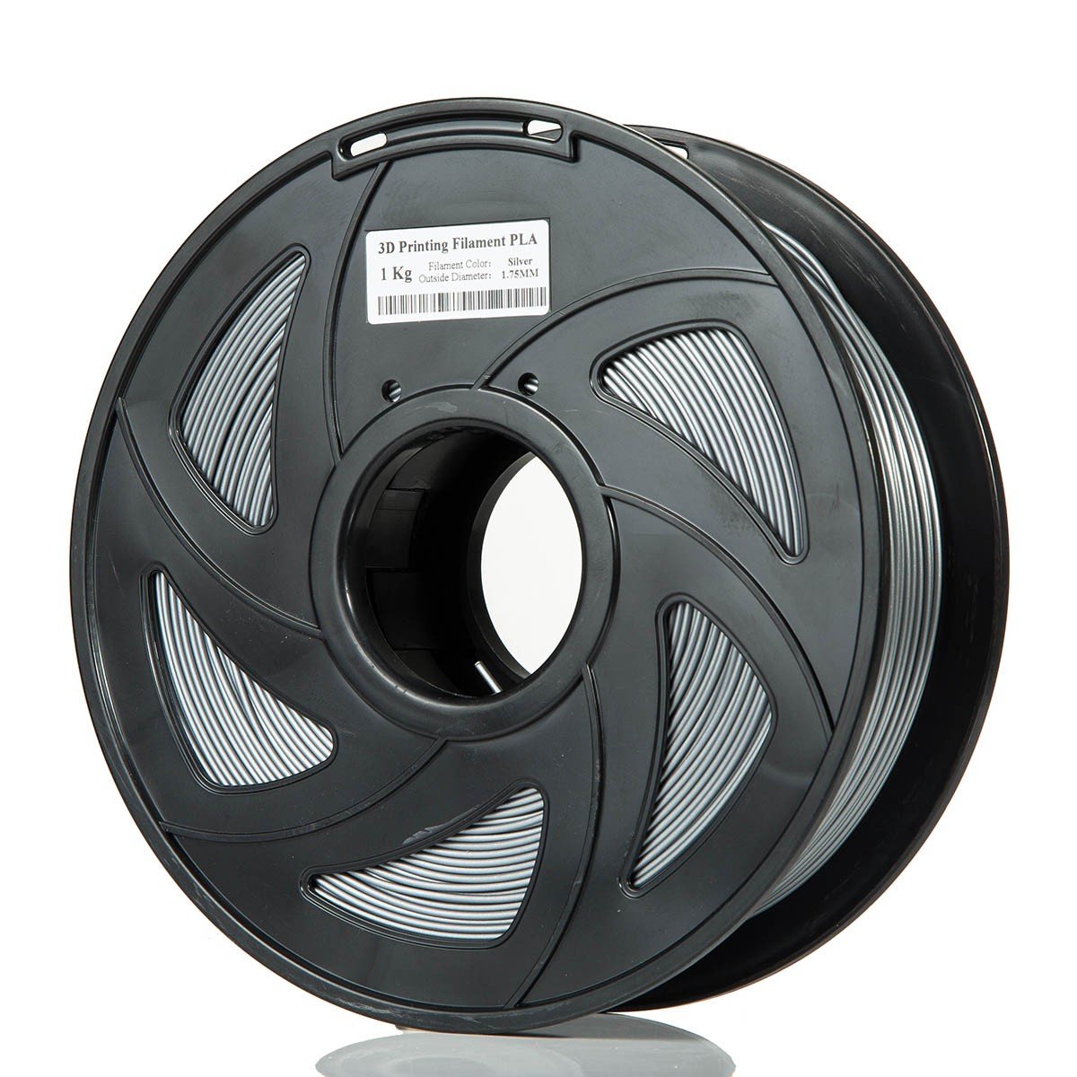 CloneBox 03436 Filament PLA pour Imprimante 3D 1.75mm 1kg Argent - Simple Boutique