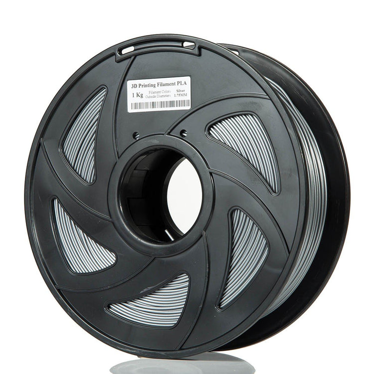 CloneBox 03436 Filament PLA pour Imprimante 3D 1.75mm 1kg Argent - Simple Boutique