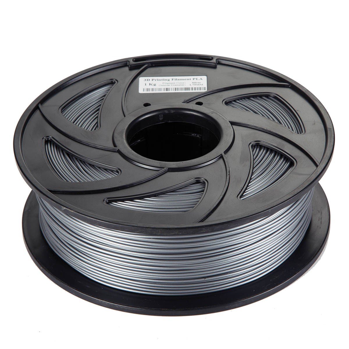 CloneBox 03436 Filament PLA pour Imprimante 3D 1.75mm 1kg Argent - Simple Boutique