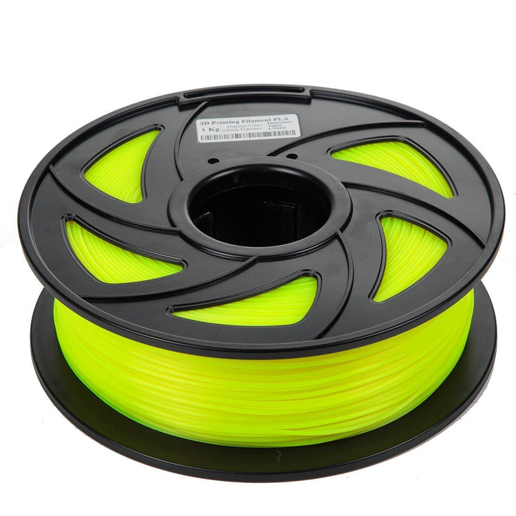 CloneBox 03446 Filament PLA pour Imprimante 3D 1.75mm 1kg Jaune Fluorescent - Simple Boutique