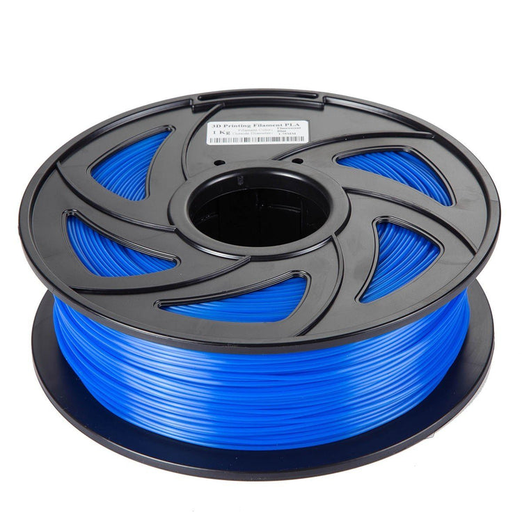 CloneBox 03447 Filament PLA pour Imprimante 3D 1.75mm 1kg Bleu Transparent - Simple Boutique