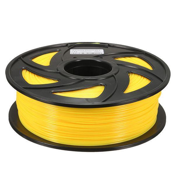 CloneBox 03448 Filament PLA pour Imprimante 3D 1.75mm 1kg Jaune Transparent - Simple Boutique