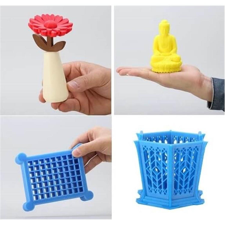 CloneBox 03450 Filament PLA pour Imprimante 3D 1.75mm 1kg Rouge Transparent - Simple Boutique