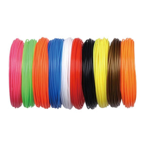 CloneBox - Ensemble de 10 Couleurs de Filaments PLA, Longeur de 3 Mètres - Simple Boutique