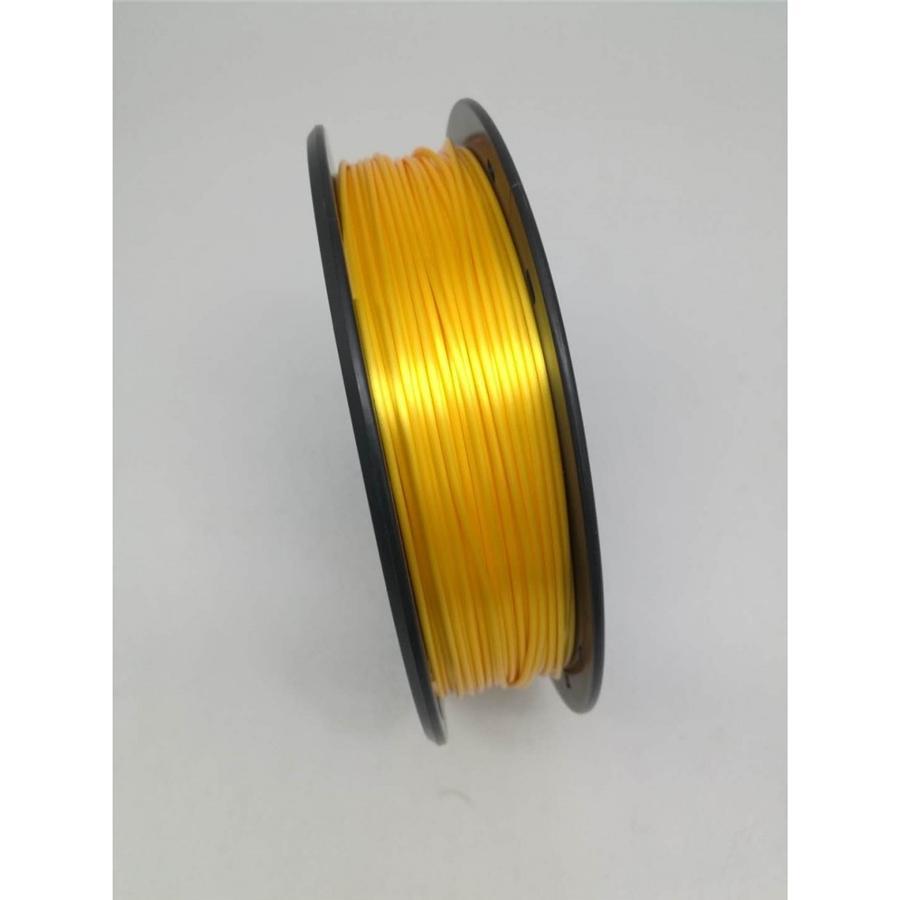 CloneBox - Filament Silk PLA pour Imprimante 3D, 1.75mm Préc. +/-0.05mm, 1kg, Or Clair - Simple Boutique