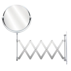 Conair 93412C - Miroir Extensible à Fixer au Mur, Grossissement 1x 5x, Fini Chromé - Simple Boutique