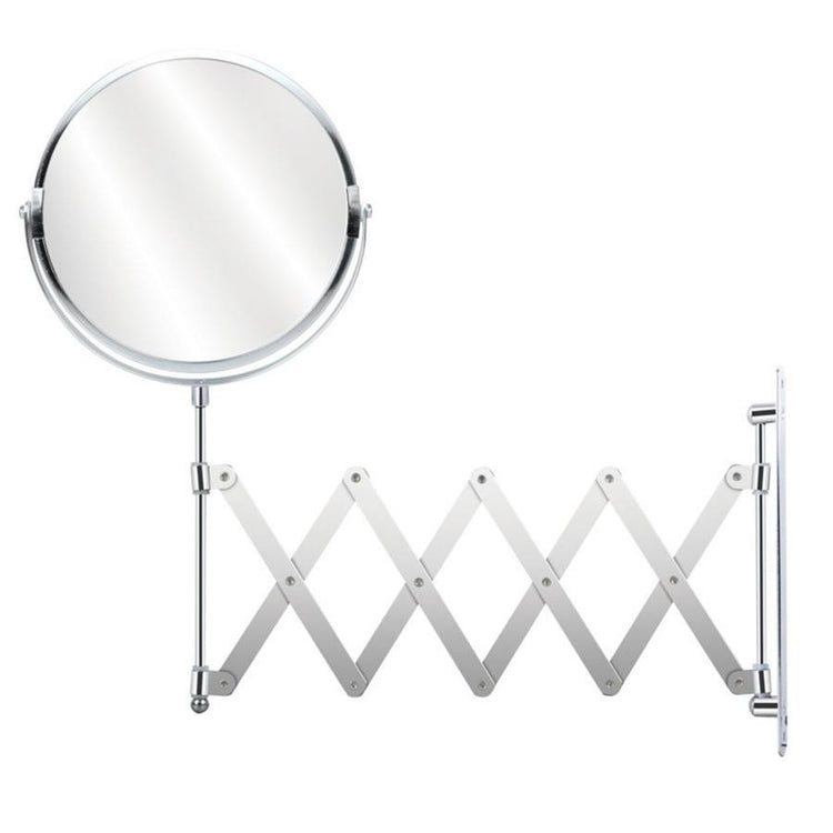 Conair 93412C - Miroir Extensible à Fixer au Mur, Grossissement 1x 5x, Fini Chromé - Simple Boutique