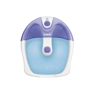 Conair - Bain de Pieds avec Massage à Vibration, Blanc et Violet - Simple Boutique