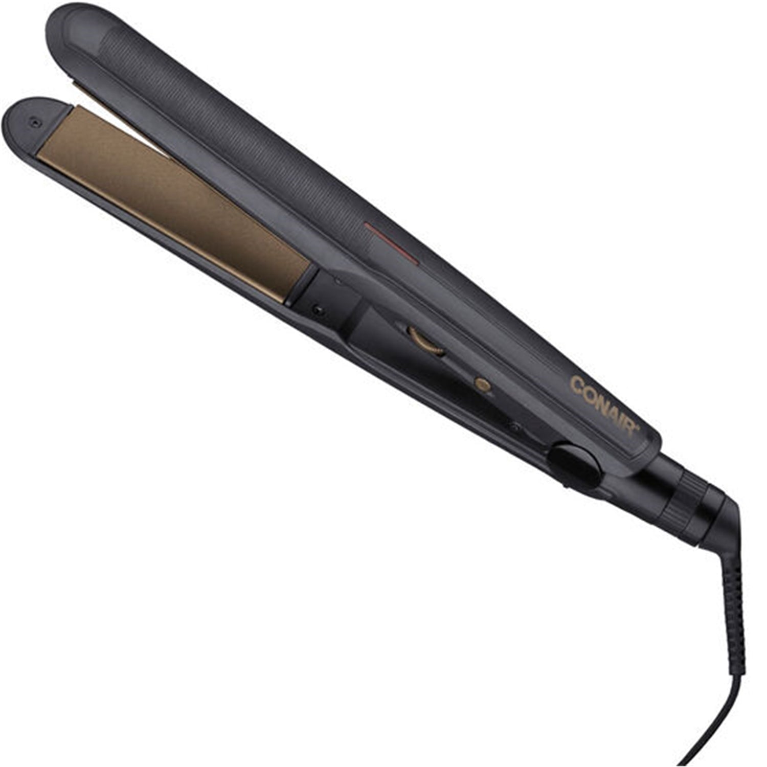 Conair - Fer Plat en Carbone de Bambou, Largeur de 1 1/8", Chauffage en 30 Secondes, Noir - Simple Boutique