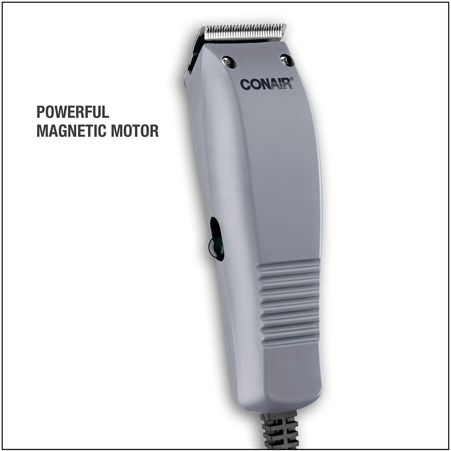 Conair HC90AC - Tondeuse à Cheveux Kit de 10 Pièces avec Lames en Acier Inoxydable Auto-Affûtantes Longue Durée Gris - Simple Boutique