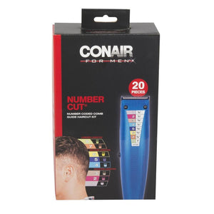 Conair HC95WNC - Ensemble de 20 Morceaux Tondeuse à Cheveux et Barbes, Bleu - Simple Boutique