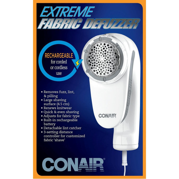 Conair - Rasoir Anti-Peluche Rechargeable, Blanc - Simple Boutique