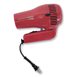 Conair - Sèche-Cheveux Ionique avec Poignée Pliable, 1875 Watt, Rouge - Simple Boutique