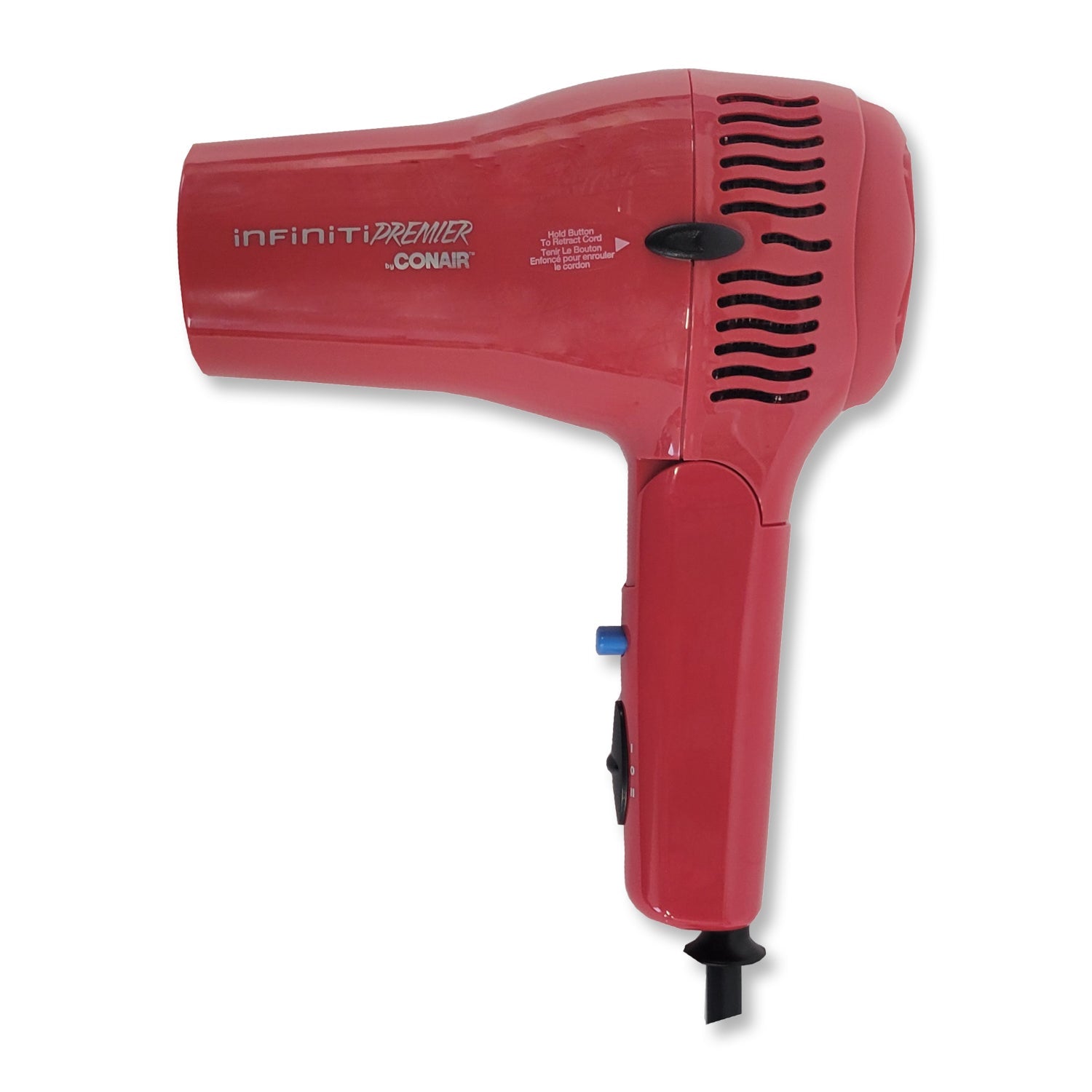 Conair - Sèche-Cheveux Ionique avec Poignée Pliable, 1875 Watt, Rouge - Simple Boutique