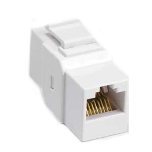 Connecteur Keystone Cat5e/Cat6 Femele Blanc - Simple Boutique