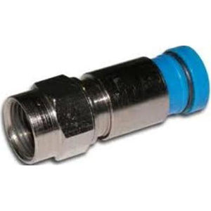 Connecteurs à compression Type F câble coaxial RG-6 bleu 100pk - Simple Boutique